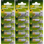 GP High Voltage 27A 12V elemendid, 15 tk