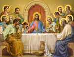 Maalimine numbrite j&auml;rgi - maalimise komplekt 40x50 cm. "The Last Supper"