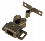 Rull-m&ouml;&ouml;blilukk uksele, tsingitud pronks + plaat