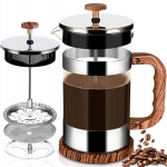 Kohvimasin French Press 1000 ml klaas, terasfilter, kohvi ja tee press