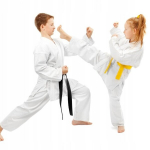 Kimono karate judo &uuml;likond lastele + v&ouml;&ouml; 120 cm firma, vastupidav