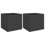 taimekast，&otilde;iepott，lillepottid 2 tk must 42x40x39 cm, teras CFE92255