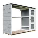 LP Smartside puukuur v&auml;rvikomplektiga 1,09 m&sup2; + 0,53 m&sup2; - 75 x 217 x K159 cm - M981-1 - Cavern Steel