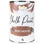 Creative Deco kriidiv&auml;rv m&ouml;&ouml;blile ilma lihvimiseta &ndash; Chalk Paint roosakas moka v&auml;rv | 1L | Matt, pestav | V&auml;rv puidule | M&ouml;&ouml;bli taastamiseks, puidu v&auml;rvimiseks, dekoreerimiseks