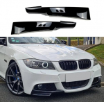 Esistange lisa/splitter bmw e90 e91 lci 2009-2013 l&auml;ikiv must