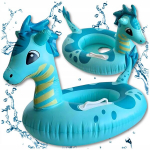 T&auml;ispuhutav ujumisr&otilde;ngas lastele, t&auml;ispuhutav pontoon istmega, 70 cm, merihobu