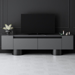 TV-laud Asir Bohem, 180x50x30 cm, must
