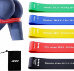 5x treeningkummid, fitness-lindid, komplekt