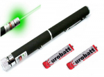 Roheline laserkursor 5km + patareid