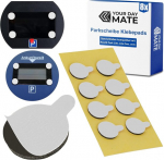 Asendusliimipadjad, 8 tk, &uuml;hilduvad Needit Park Lite, One jne elektroonilise parkimiskettaga, kahepoolne spetsiaalne liim tuuleklaasile, liimiribad parkimiskellale, liimikleebis