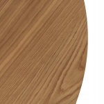 &Uuml;mmargune laud Mebel Elite LINO &Oslash;100 kuldtamm