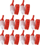 Sabeu Fluxx 10 tk Ah 23/61 Hf v&auml;ljalasketoru 20 l ja 30 l kanistritele Din 61 keermega v&auml;ljaspool 60,5 mm, toidule ohutu valamisotsik 23 mm &uuml;lekandmiseks, t&auml;itmiseks, doseerimiseks ilma loksumiseta