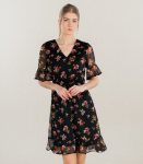 Vero Moda naiste kleit 10306038*04, must/punane
