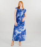 Hansmark Naiste kleit 72189*01, sinine/valge