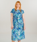 Hansmark Naiste kleit 72202*01, petrol/lilla