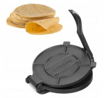 Navaris k&auml;sitsi tortilla press, malmist pannkoogipress, 20 cm