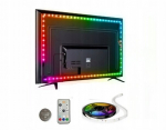 Led riba komplekt 4m rgb usb 32" - 60" teleri taustavalgustus led pult