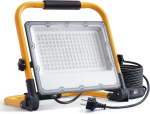 Ouside 150 w led ehitusprožektor statiivi ja 4 m kaabliga, ip66 veekindel t&ouml;&ouml;valgusti schuko pistiku ja l&uuml;litiga kodu renoveerimiseks, t&ouml;&ouml;koja, ehitusplatsi jaoks, 6500k, 15000 luumenit