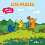 Alpha Edition - Die Maus 2025 bro&scaron;&uuml;&uuml;rikalender 30 x 30 cm, laste kalender humoorikate illustratsioonidega igale kuule, kuu faasid, p&uuml;hade kuup&auml;evad De/at/ch ja rahvusvaheline kalender