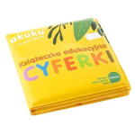 AKUKU Pehme hariduslik vanniraamat beebidele numbritega.