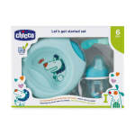Beebi s&ouml;&ouml;gikomplekt Chicco Let's Get Started 6m+ 3-osaline, sinine, BPA-vaba