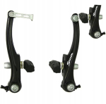 Saccon V-piduri klotsid, mustad, 2 rattale