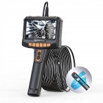 A-shen inspektsioonikaamera endoskoop 360&deg; p&ouml;&ouml;rleva peaga 5&Prime; fhd ip 9led 8.5mm 5m