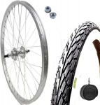 Tagumine ratas 28 tolli 28 x 1,75 tolli + rehv valge must 700 x 35c + sisekumm | Ratas 622 x 20 jalgrattale 7 k&auml;iku