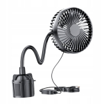 Autoventilaator topsihoidja ja painduva hanekelaga