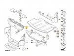 Bmw Mootori Kaitse All 6 E63 E64 Originaal 51757009723