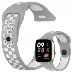 BestAccessories, rihm X. Redmi Watch 3, hall-valge v&auml;rvi