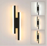 Seinalamp lineaarne Led Loft must elutuppa 3000k 4000k 6500k