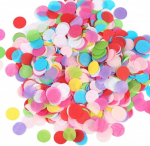 Joyola 150 g konfetti &uuml;mmargune 2,5 cm paberist konfetti mitmev&auml;rviline &uuml;mmargune pehmepaberi konfetti v&auml;rviline pulma s&uuml;nnip&auml;eva konfetti &uuml;mmargune v&auml;rviline karnevali kaunistamiseks, peo pulmade kaunistus