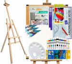 Venezia Art maalrikomplekt lastele + molbert, v&auml;rvid, kriidid