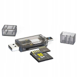 Multifunktsionaalne kaardilugeja, otg, Usb Type-c kuni Sd/tf