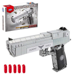 Kokkupandud mudelp&uuml;stol Desert Eagle XB-24004, 528-osaline, koos laskemoonaga