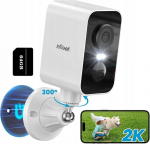 Iegeek Akutoitel juhtmevaba Ip-kaamera, audio, wifi, 3mpx, kahesuunaline audio, 64gb Sd