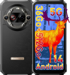 Telefon 5G BLACKVIEW BL9000 PRO 12/512GB 6.78" vastupidav nutitelefon Android 14 8800mAh 50MP Dual SIM GPS Must