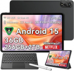 Tahvelarvuti Blackview MEGA2 11.97" Android 15 2.4G+5G Wifi, RAM 36 Go ROM 256 Go/SD 2 To 9000mAh Gris + K1