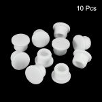 Sourcing map silikoonkummist augukorgid, pehmed painduvad korgid 13&ndash;14 mm, valged, 10 tk