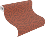 Rasch Kalahari 704655 lausriidest tapeet lilleline punane / must 10.05 m x 0.53 m