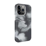 Evelatus Premium silikoonist &uuml;mbris Apple iPhone 14 Pro jaoks Hall mustriga