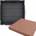 Betoonplaatide vorm sillutuskivide laudade puidu imitatsioon 40x40 k&otilde;nnitee