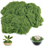 Kunstmuru kaunistamiseks, 150 g sammalt, heleroheline dekoratiivne sammal, kunstmuru k&auml;sit&ouml;&ouml;ks, kunstmuru, sambla kaunistus, aia kunstile, seina kaunistamiseks, floristidekoratsiooniks, lihav&otilde;ttelauale