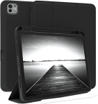 Eazy Case - &uuml;mbris Ipad Pro 11-tollisele tahvelarvutile koos pliiatsi hoidjaga [2024. aasta mudel] - 11-tolline &uuml;mbris Ipad Pro jaoks - tahvelarvuti kate - nutikas &uuml;mbris koos alusega - kokkupandav &uuml;mbris ja aluse funktsioon - automaatne unerežiimi &auml; ...