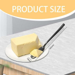 Bqrkotm 4 roostevabast terasest v&otilde;inoa komplekt, v&auml;ikesed lauanoad, juustunoad, 18/8 roostevabast terasest noakomplekt, juustunuga, magustoidunuga ergonoomilise k&auml;epidemega, leivanuga