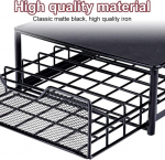 Tassimo kapslite hoidiku sahtel, &uuml;hildub Tassimo kapslitega (54 tk pakis), kapslite hoidik ja metallist kohvikapslite hoidik koduseks kasutamiseks, must