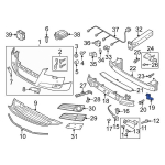 AUDI A8 S8 D3 D4 esip&otilde;rkeraamika l&ouml;&ouml;giabilisaatori klamber vasakpoolne N/S 4H0807135C Ehtne