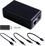 Geeekpi Gigabit Usb-c Poe splitter 48 V kuni 5 V Ieee802.3af toide etherneti kaudu raspberry pi 4b+/3b+, tahvelarvutitele, dropcam (48v kuni 5v 4a)