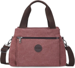 Fandare Retro k&auml;ekotid l&otilde;uendist &otilde;lakott naiste &otilde;lakott naiste crossbody messenger-kott ostukott reisit&ouml;&ouml; kott, punane, peen